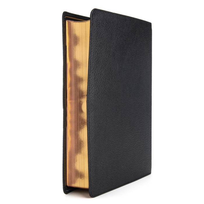CSB Single-Column Wide-Margin Bible, Holman Handcrafted Collection, Black Premium Goatskin [Book]