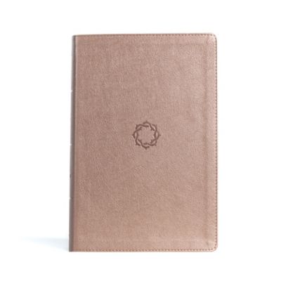 KJV Essential Teen Study Bible, Rose Gold LeatherTouch