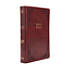 CSB Large Print Personal Size Reference Bible, Burgundy LeatherTouch