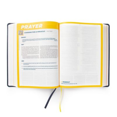 CSB E3 Discipleship Bible, Navy LeatherTouch