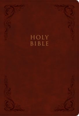 CSB Super Giant Print Reference Bible, Burgundy LeatherTouch, Indexed