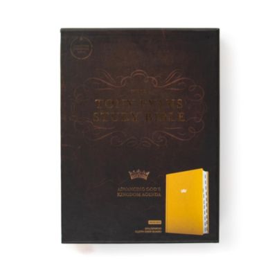 CSB Tony Evans Study Bible, Goldenrod Cloth over Board Indexed