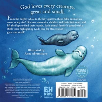 Great and Small Bible Animals