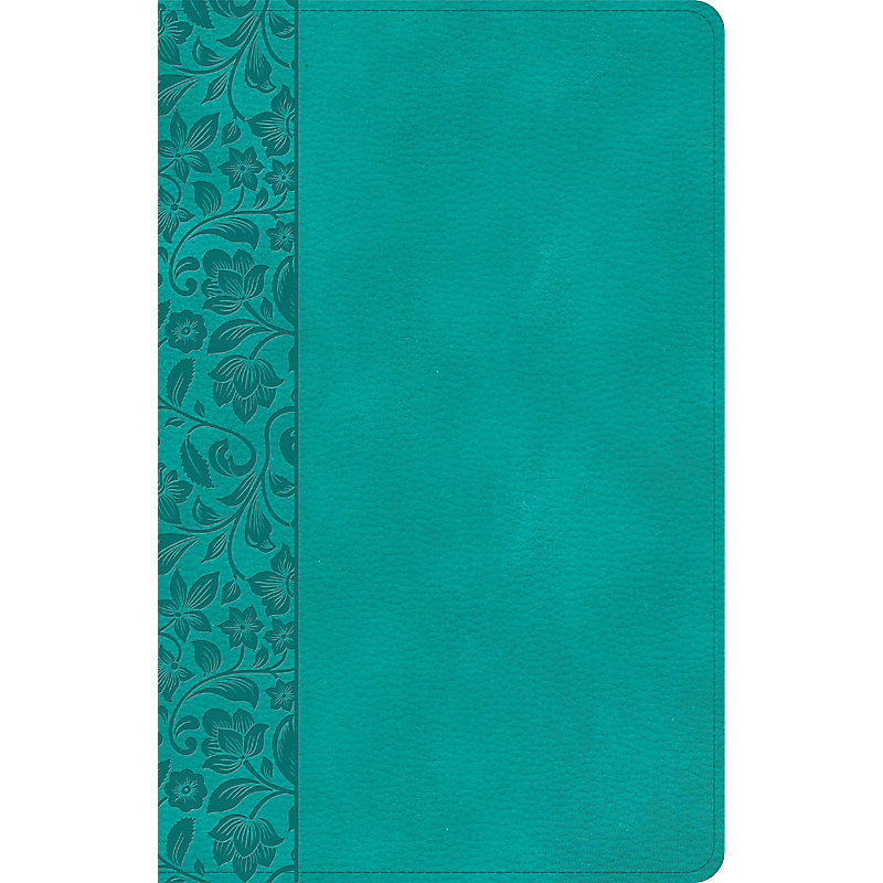 NASB Large Print Personal Size Reference Bible, Teal LeatherTouch, Indexed