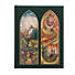 CSB Notetaking Bible, Stained Glass Edition, Emerald Cloth-Over-Board