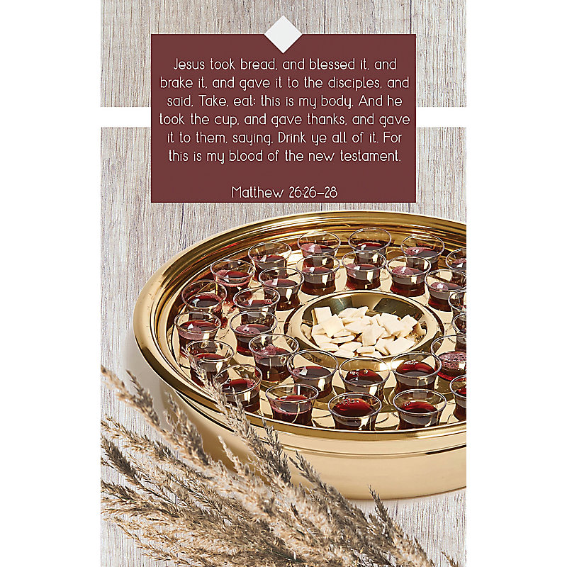 And Blessed It  Bulletin (Pkg 100) Communion