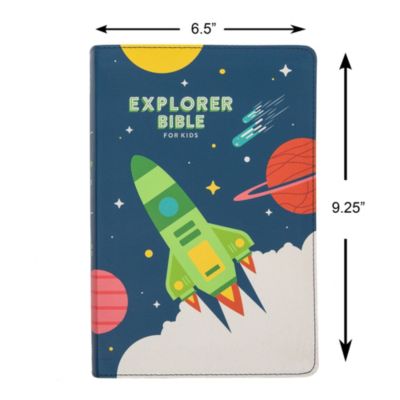 CSB Explorer Bible for Kids, Blast Off LeatherTouch