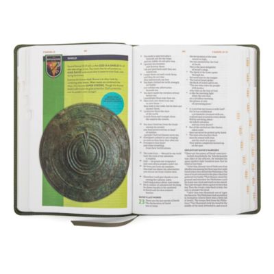 CSB Explorer Bible for Kids, Olive Compass LeatherTouch, Indexed