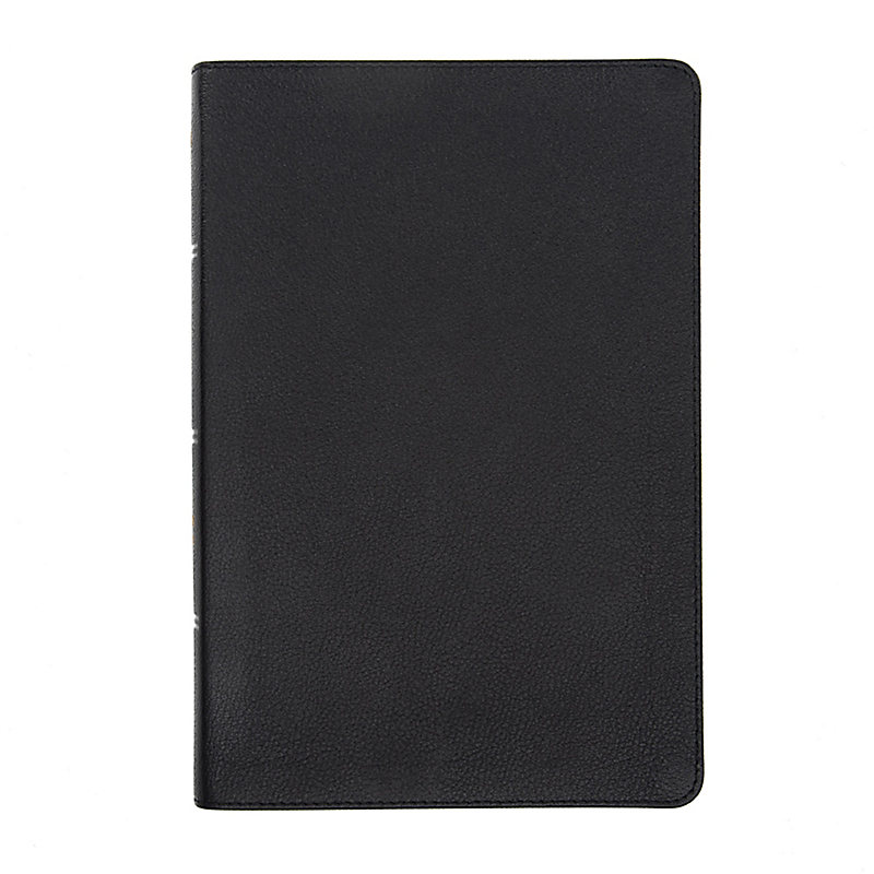NASB Giant Print Reference Bible, Black Genuine Leather