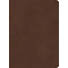 KJV Single-Column Wide-Margin Bible, Brown LeatherTouch