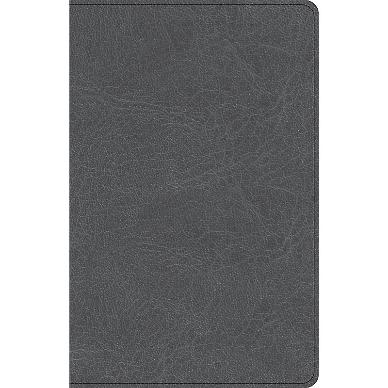 CSB Thinline Bible, Charcoal LeatherTouch