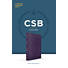 CSB Thinline Bible, Plum LeatherTouch