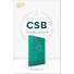 CSB Thinline Bible, Teal LeatherTouch, Value Edition