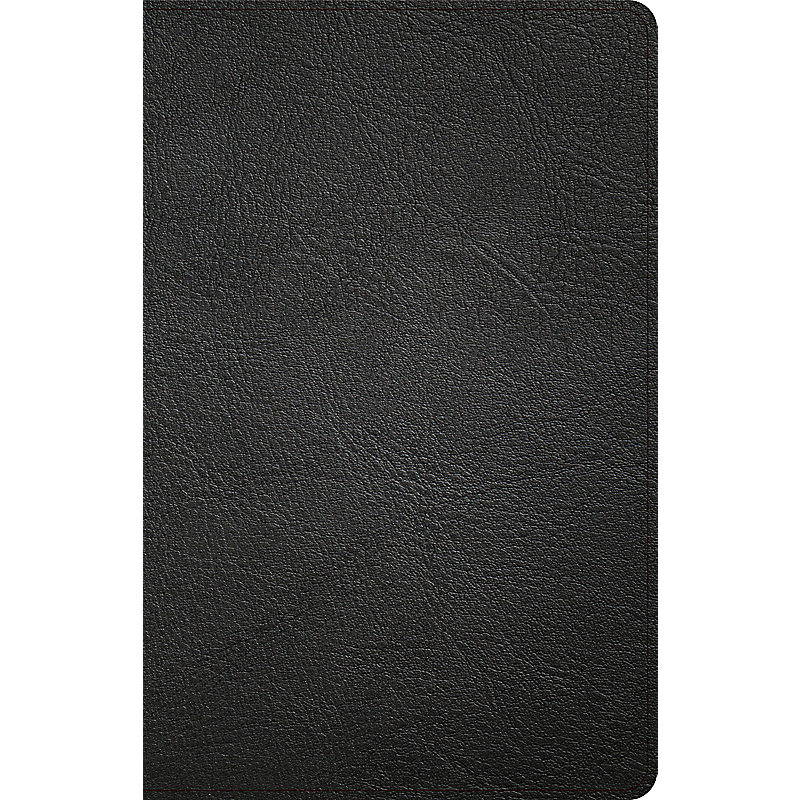 CSB Thinline Reference Bible, Black Genuine Leather