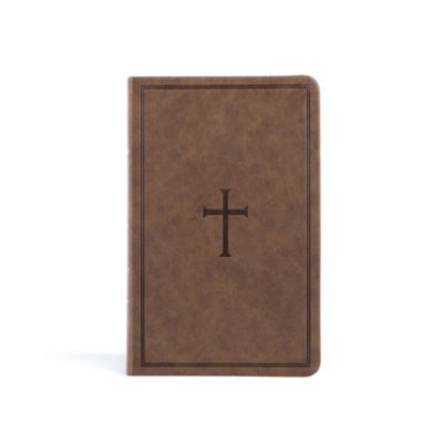 KJV Thinline Reference Bible, Brown LeatherTouch