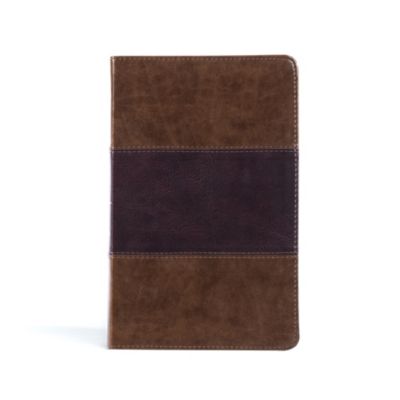 KJV Thinline Reference Bible, Saddle Brown LeatherTouch