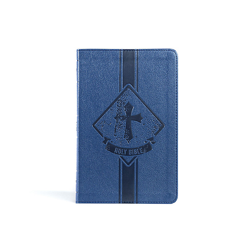 KJV Kids Bible, Thinline Edition, Navy LeatherTouch