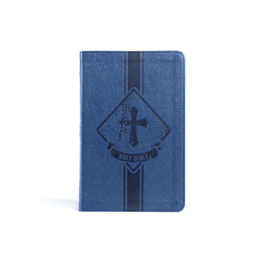 KJV Kids Bible, Thinline Edition, Navy LeatherTouch | Lifeway