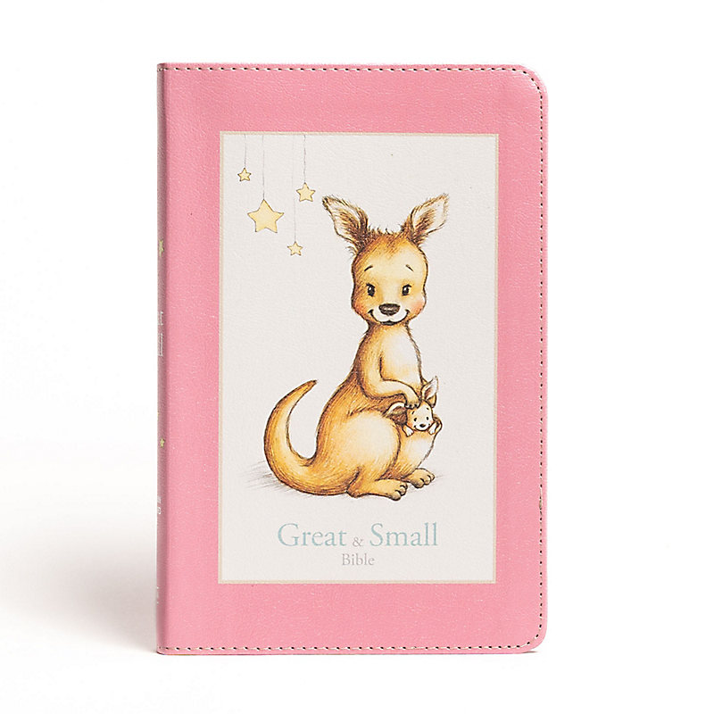 CSB Great and Small Bible, Pink LeatherTouch