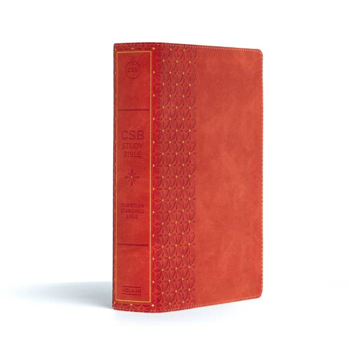 CSB Study Bible, Coral LeatherTouch | Lifeway