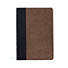 KJV Large Print Thinline Bible, Black/Brown LeatherTouch