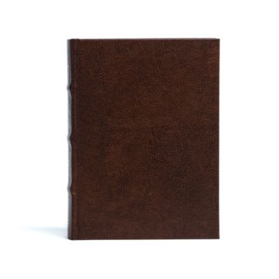 CSB Spurgeon Study Bible, Brown Bonded Leather Over Board