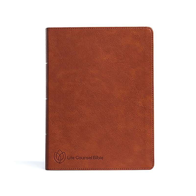 CSB Life Counsel Bible, Burnt Sienna LeatherTouch, Indexed