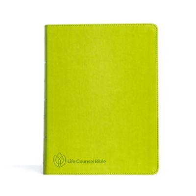 CSB Life Counsel Bible, Apple Green LeatherTouch, Indexed