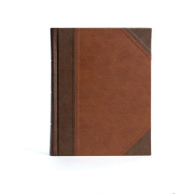 KJV Notetaking Bible, Large Print Edition, Brown/Tan LeatherTouch-Over-Board
