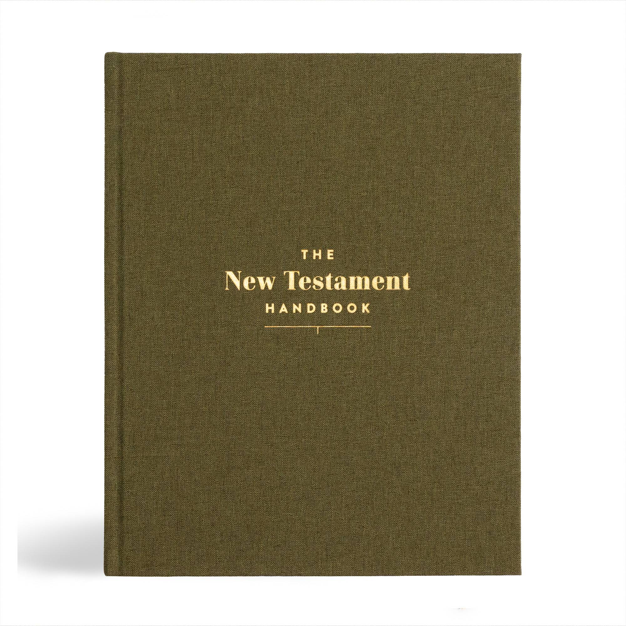 The New Testament Handbook, Sage Cloth Over Board | Lifeway