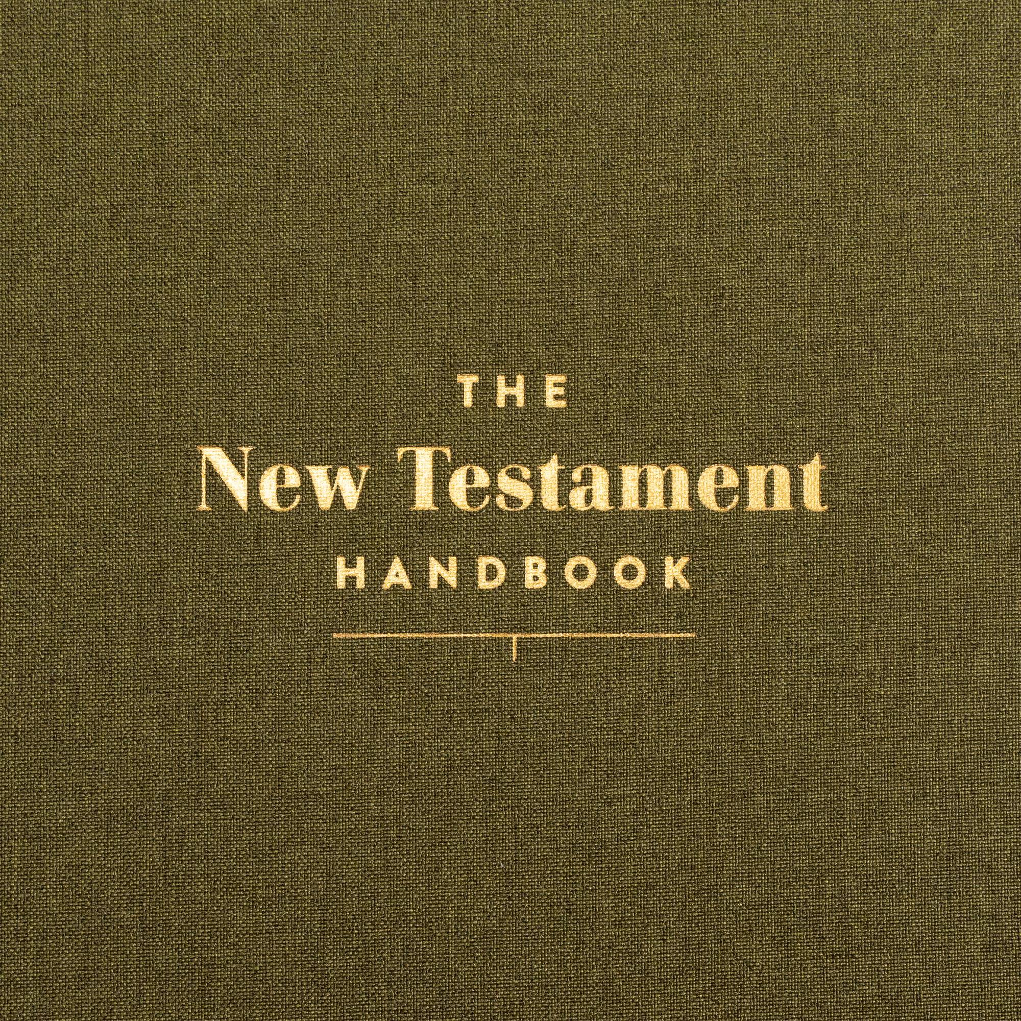 The New Testament Handbook, Sage Cloth Over Board | Lifeway