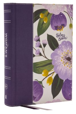 KJV The Woman's Study Bible, Cloth over Board, Purple Floral, Red Letter, Full-Color Edition, Comfort Print