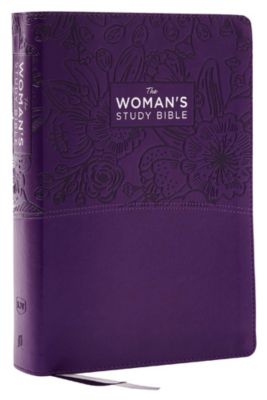 KJV The Woman's Study Bible, Leathersoft, Purple, Red Letter, Full-Color Edition, Comfort Print