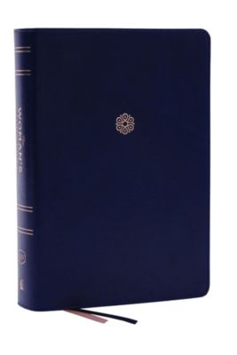 KJV The Woman's Study Bible, Leathersoft, Blue, Red Letter, Full-Color Edition, Thumb Indexed, Comfort Print