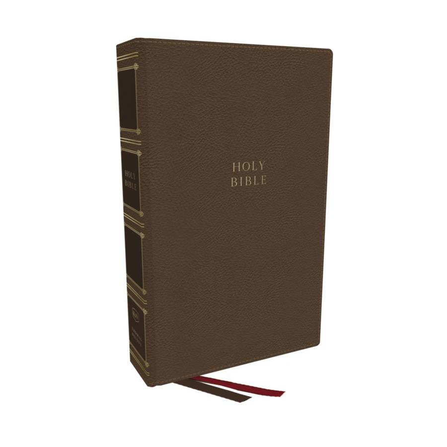 Holy Bible: KJV Personal Size Reference Bible， Brown/Black