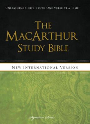 Niv The Macarthur Study Bible Hardcover Lifeway