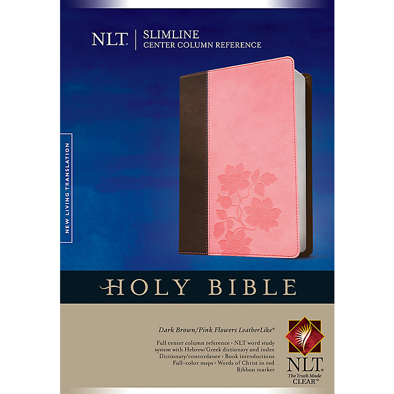 Slimline Center Column Reference Bible NLT, TuTone