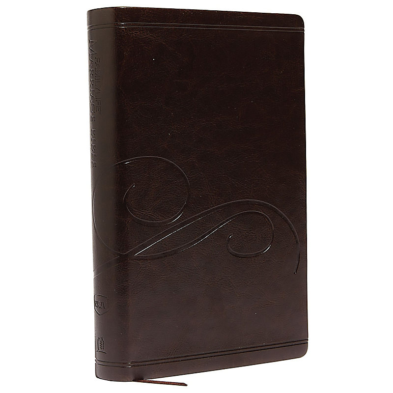NKJV, FamilyLife Marriage Bible, Leathersoft, Brown