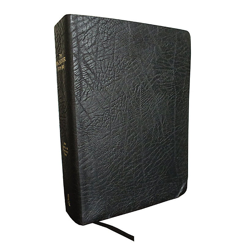 NASB, MacArthur Study Bible, Large Print, Bonded Leather, Black