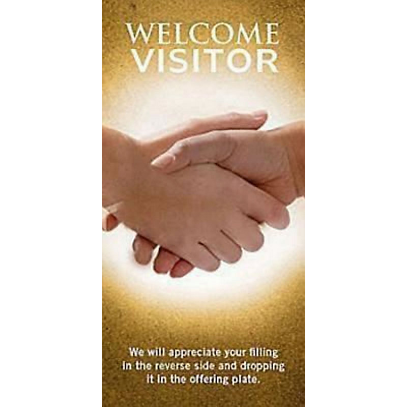 Welcome Visitor Card (Pkg of 25)