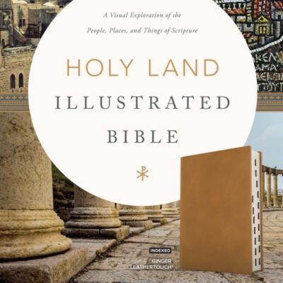 CSB Holy Land Illustrated Bible, Ginger LeatherTouch, Indexed