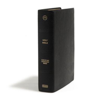 CSB Holy Land Illustrated Bible, Premium Black Genuine Leather