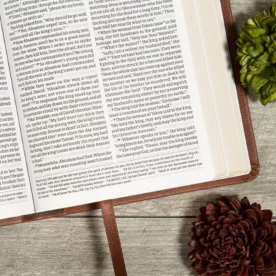 CSB Personal Size Bible, Brown LeatherTouch