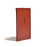 CSB Single-Column Pocket New Testament, Brown LeatherTouch