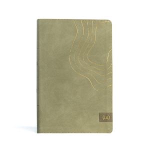 CSB (in)courage Devotional Bible, Sage LeatherTouch