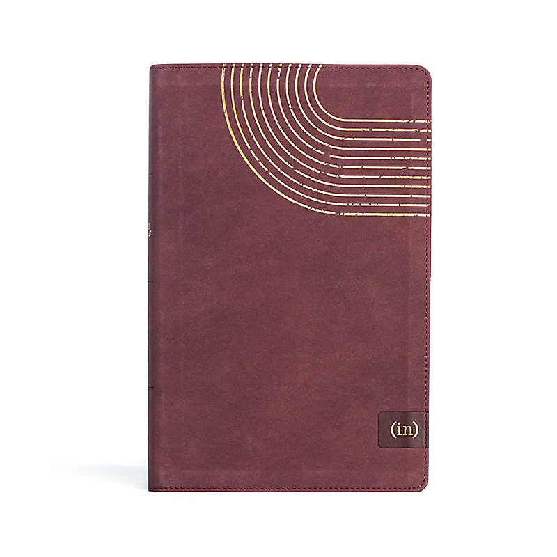 CSB (in)courage Devotional Bible, Bordeaux LeatherTouch, Indexed