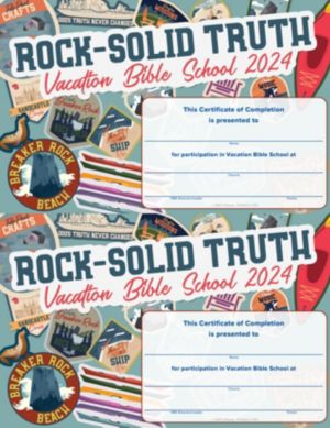 Registration Flyer 50 Flyers - Breaker Rock Lifeway VBS 2024