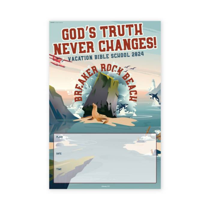 VBS 2024 Breaker Rock Beach Visual Pack of 8 Posters