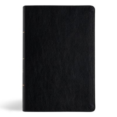 CSB Everyday Study Bible, Black Bonded Leather