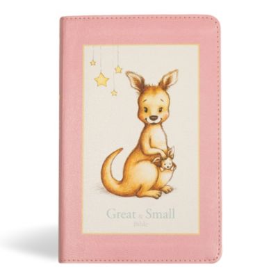KJV Great and Small Bible, Pink LeatherTouch